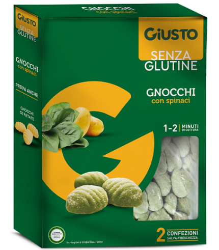 GIUSTO S/G GNOCCHI SPINACI500G