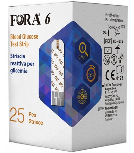 FORA6 STRISCE GLICEMIA 25PZ