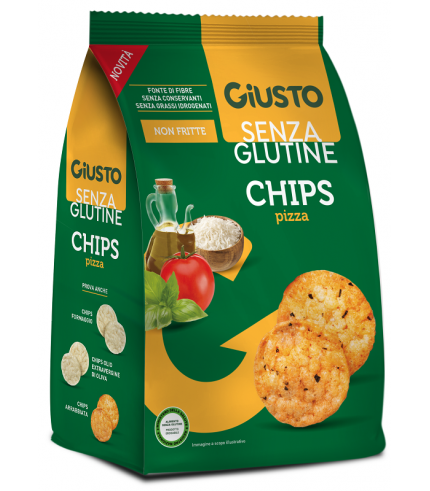 GIUSTO S/G CHIPS PIZZA 40G