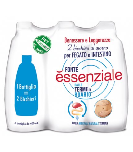 FONTE ESSENZIALE PET 6X400ML