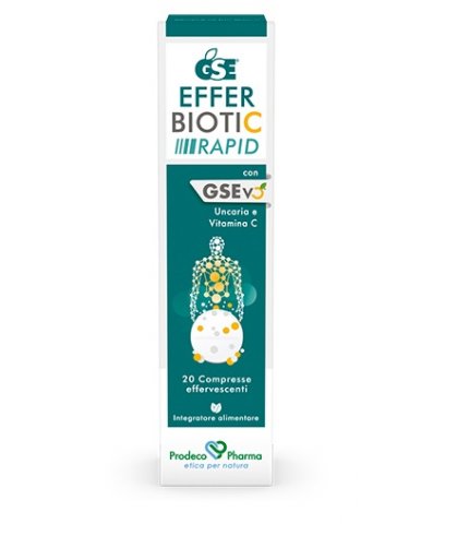 GSE EFFERBIOTIC RAPID 20CPR