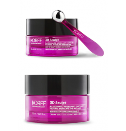 KORFF 3D SCULPT CREMA VISO COLLO 50 ML + CREMA LABBRA 15 ML