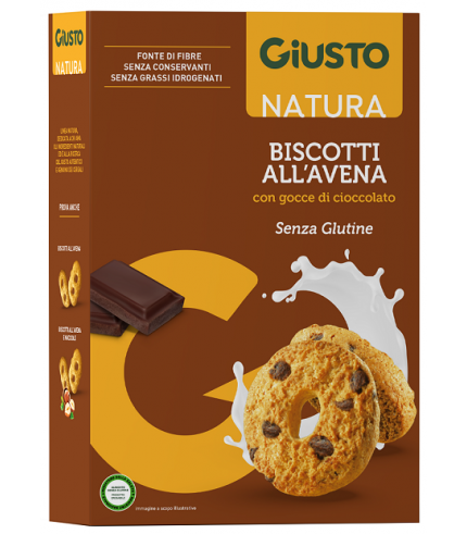 GIUSTO S/G BISCOTTI AVENA CIOC