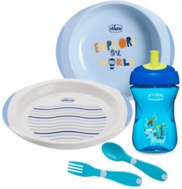 CH SET PAPPA 12M+ AZZURRO