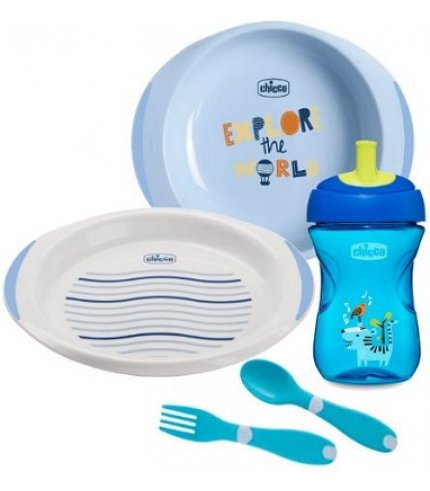 CH SET PAPPA 12M+ AZZURRO