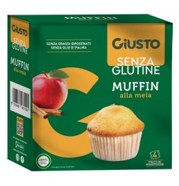 GIUSTO S/G MUFFIN MELA 4PZ 50G