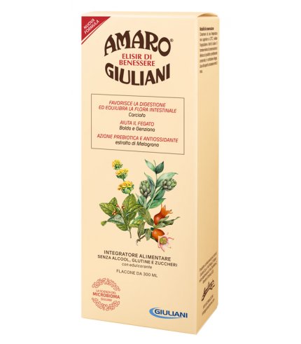 AMARO GIULIANI ELISIR BENESSERE 300 ML NUOVA FORMULA