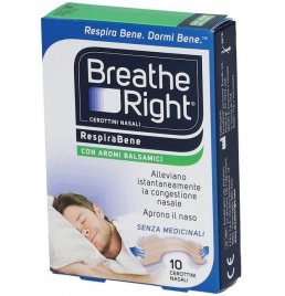 CEROTTI NASALI BREATH RIGHT BALSAMICI 10 PEZZI