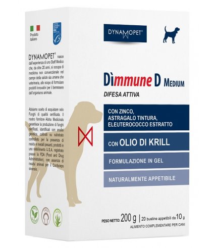 DIMMUNE D MEDIUM CANI 20 BUSTI