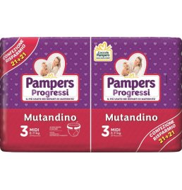 PAMPERS PROG MUT 3 MIDI 21+21P