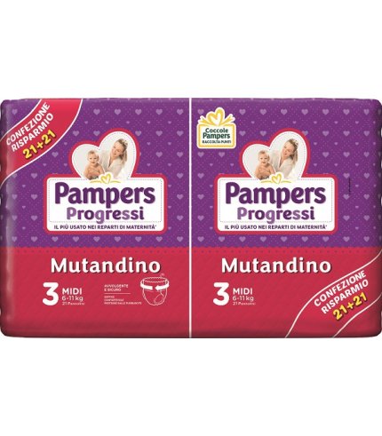 PAMPERS PROG MUT 3 MIDI 21+21P