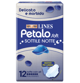 LINES PETALO SOFT NOTTE 12PZ