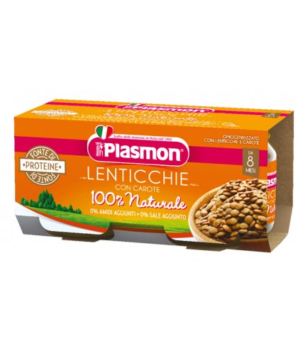 PLASMON OMOG LENTICCHIE 2X80G