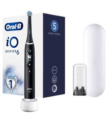 ORALB IO 6 BLACK SPAZZ+2REFILL