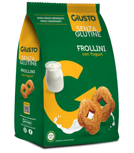 GIUSTO S/G FROLLINI YOGURT250G