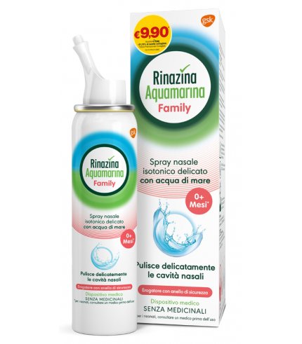 SPRAY NASALE ISOTONICO RINAZINA AQUAMARINA FAMILY PROMO 100ML