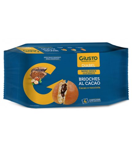 GIUSTO DIABEL BRIOCHE CACAO4PZ