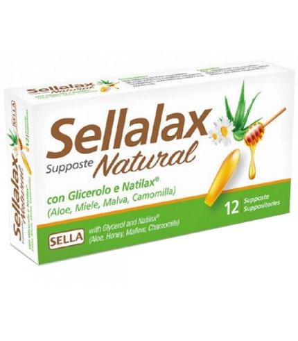 SELLALAX NATURAL MD 12SUPP