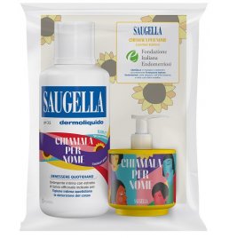 SAUGELLA BUNDLE DERMOLIQUIDO CHIAMALA PER NOME ENDOMETRIOSIPH 3,5 DETERGENTE INTIMO BENESSERE QUOTIDIANO 500ML + 150MLACTI 3 IN OMAGGIO