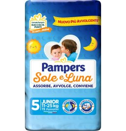 PAMPERS SOLE&LUNA JUNIOR 15PZ