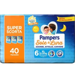 PAMPERS SL TRIO XL 40PZ