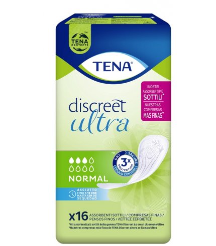 TENA DISCREET ULTRA NORMAL 16P