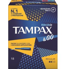 TAMPAX &GO REGULAR 18PZ