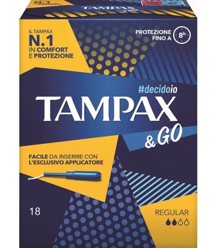 TAMPAX &GO REGULAR 18PZ