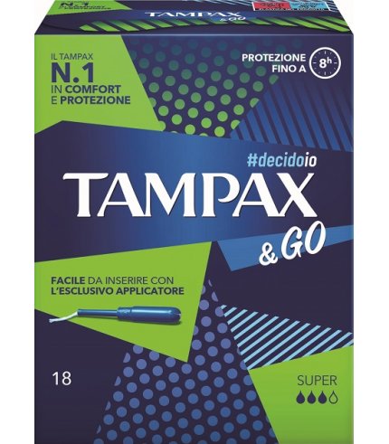 TAMPAX &GO SUPER 18PZ