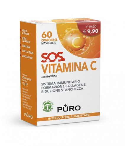 PURO SOS VITAMINA C 60CPR MAST