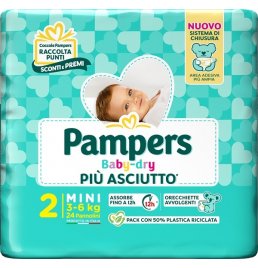 PAMPERS BD DOWNCOUNT MINI 24PZ