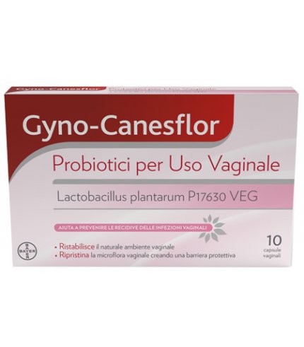 GYNO-CANESFLOR 10CPS VAGINALI