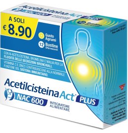ACETILCISTEINA ACT PLUS NAC600