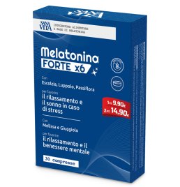 SANAVITA MELATONINA FORTE X6 30 COMPRESSE