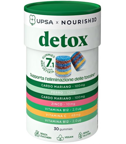 UPSA X NOURISHED DETOX 30GUM