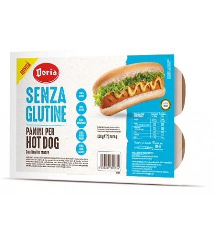 DORIA PANINI HOT DOG 2X75G