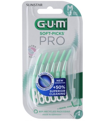 GUM SOFT PICK PRO MEDIUM 12 PEZZI