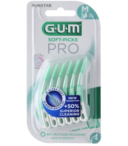 GUM SOFT PICK PRO MEDIUM 30 PEZZI