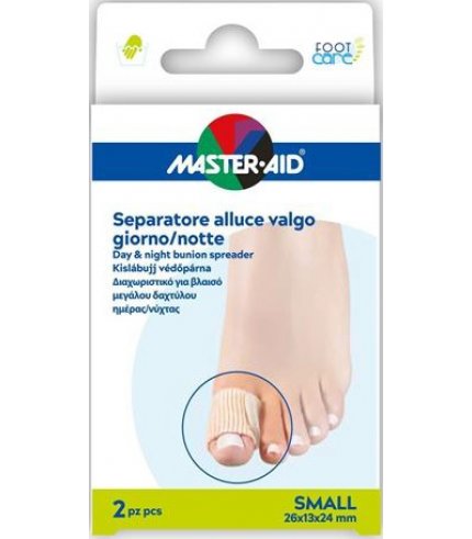 MASTER-AID FOOT CARE DIVARICATORE ALLUCE GIORNO/NOTTE TAGLIAS 2 PEZZI