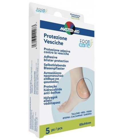 MASTER-AID FOOT CARE VESCICHE PROTEZIONE TALLONE 69X44 MM 5PEZZI