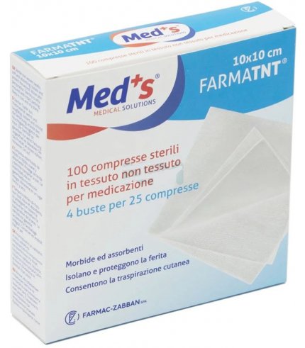 GARZA MEDS TNT 10X10CM 100PZ