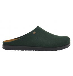 ELIO WOOL PANTOFOLA MAN DARK GREEN 42