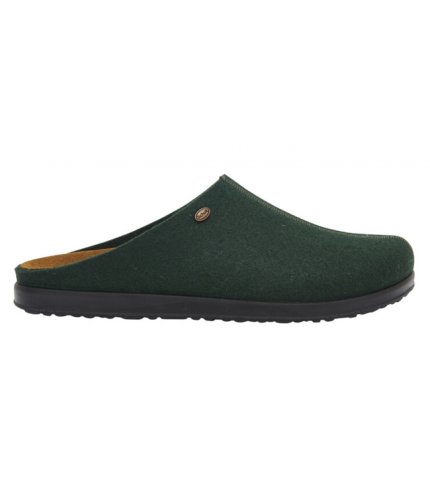 ELIO WOOL PANTOFOLA MAN DARK GREEN 42