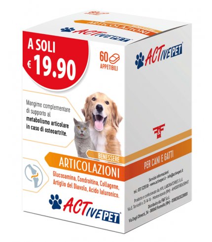 ACTIVE PET ARTICOLAZIONI 60CPR