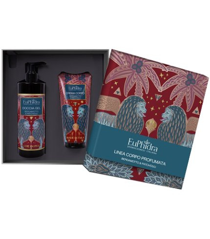 EUPHIDRA COFANETTO BERGAMOTTO & PATCHOULI 1 DOCCIA GEL 400 ML + 1 CREMA CORPO 200 ML