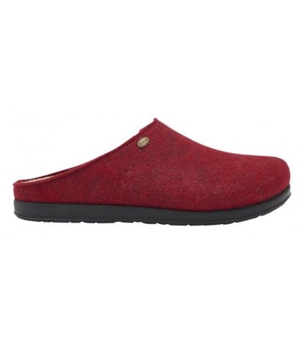 ELISA WOOL PANTOFOLA WOMAN DARK RED 39