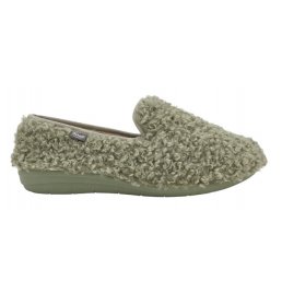 MADDY SHOE CURLY SYNTHETIC FUR PANTOFOLA WOMAN GREEN 37