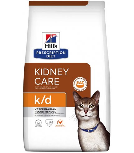 PD FELINE KIDNEY K/D CHICK400G