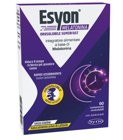 ESYON MELATONINA OROSOL 60CPR