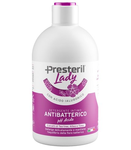 LADY PRESTERIL  DETERGENTE INTIMO ANTIBATTERICO/PH ACIDO 250ML